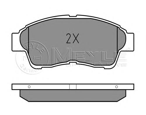 Klocki hamulcowe przednie tarczowe 446502020 Toyota