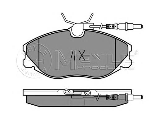 Do koszyka 425132 Peugeot/Citroen Klocki hamulcowe przednie tarczowe