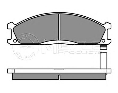 4106025N25 Nissan/Infiniti Klocki hamulcowe przednie tarczowe