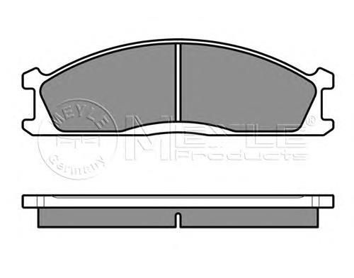 Klocki hamulcowe przednie tarczowe 4106025N25 Nissan/Infiniti