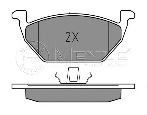 Do koszyka 5C0698151 VAG Klocki hamulcowe przednie tarczowe