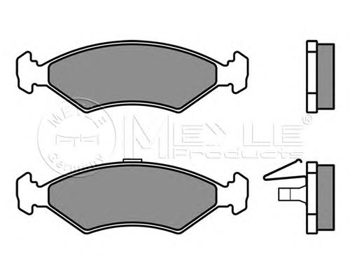 Klocki hamulcowe przednie tarczowe 1042688 Ford