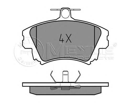 Do koszyka 4B0698151 VAG Klocki hamulcowe przednie tarczowe