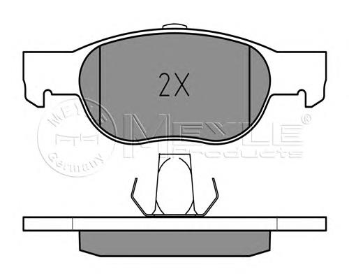 Klocki hamulcowe przednie tarczowe 71772209 Fiat/Alfa/Lancia