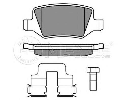 Okładziny (klocki) do hamulców tarczowych tylne Mercedes A1694200420 cena, od 17,06 USD