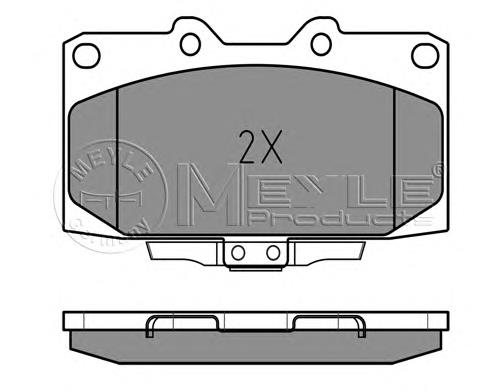 Klocki hamulcowe przednie tarczowe Subaru 26296FE070 cena, od 27,35 USD