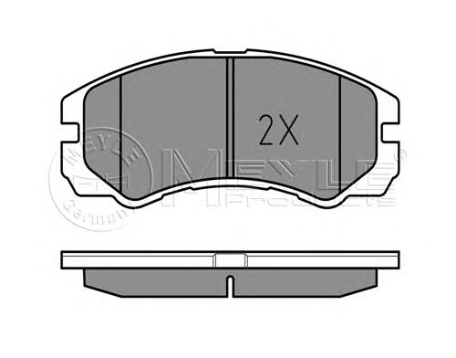 Klocki hamulcowe przednie tarczowe General Motors 97201441 cena, od 15,73 USD