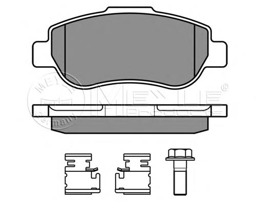 1559697 Ford Klocki hamulcowe przednie tarczowe