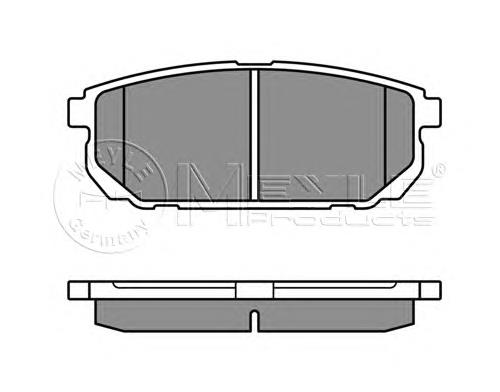 Okładziny (klocki) do hamulców tarczowych tylne Hyundai/Kia SP1154 cena, od 20,19 USD