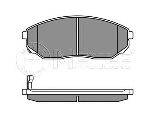 Do koszyka S581013EE01 Hyundai/Kia Klocki hamulcowe przednie tarczowe