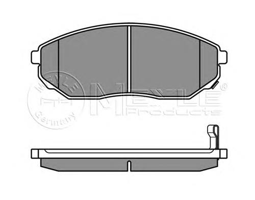 Klocki hamulcowe przednie tarczowe S581013EE01 Hyundai/Kia