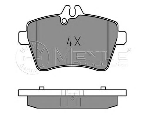 A1694200220 Mercedes Klocki hamulcowe przednie tarczowe
