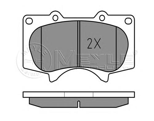 Klocki hamulcowe przednie tarczowe Mitsubishi 4605A481 cena, od 45,84 USD
