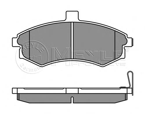 Klocki hamulcowe przednie tarczowe SP1152 Hyundai/Kia