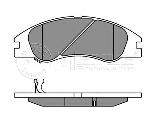 581012FA20 Hyundai/Kia Klocki hamulcowe przednie tarczowe