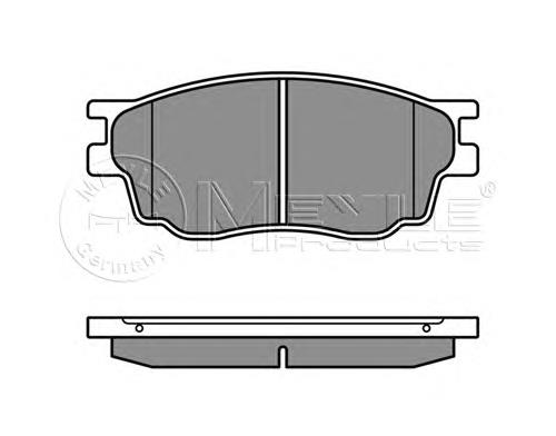 0252424616W Meyle klocki hamulcowe przednie tarczowe
