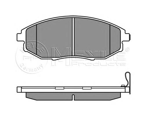 Do koszyka 96475027 General Motors Klocki hamulcowe przednie tarczowe