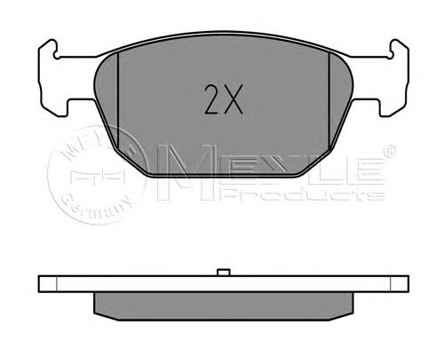 Klocki hamulcowe przednie tarczowe Brembo P28044X