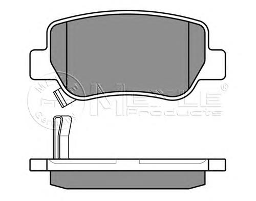 Okładziny (klocki) do hamulców tarczowych tylne Toyota 0446605040 cena, od 25,72 USD