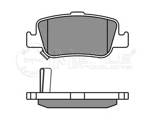 Okładziny (klocki) do hamulców tarczowych tylne Toyota 0446612140 cena, od 20,19 USD