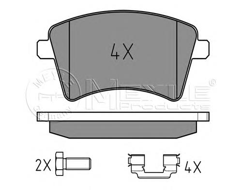 Klocki hamulcowe przednie tarczowe Renault (RVI) 8660004532 cena, od 25,61 USD