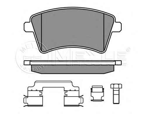 8660004532 Renault (RVI) Klocki hamulcowe przednie tarczowe