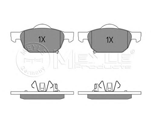 Klocki hamulcowe przednie tarczowe P28044X Brembo