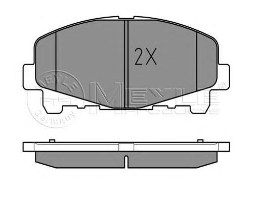 1360212006K Hyundai/Kia Klocki hamulcowe przednie tarczowe