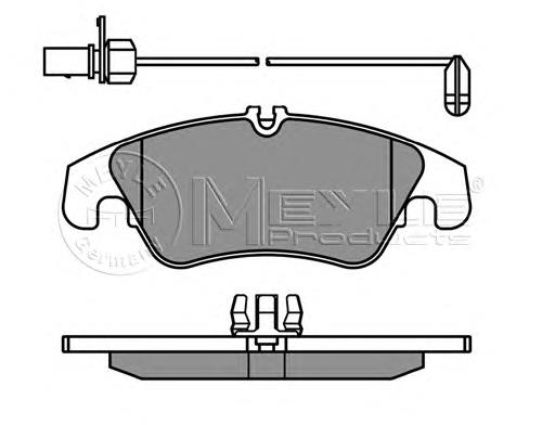 0252474319W Meyle klocki hamulcowe przednie tarczowe