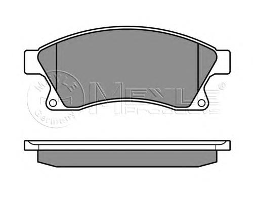 95516191 Opel Klocki hamulcowe przednie tarczowe