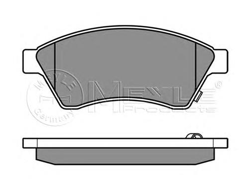 Do koszyka 95516191 Opel Klocki hamulcowe przednie tarczowe
