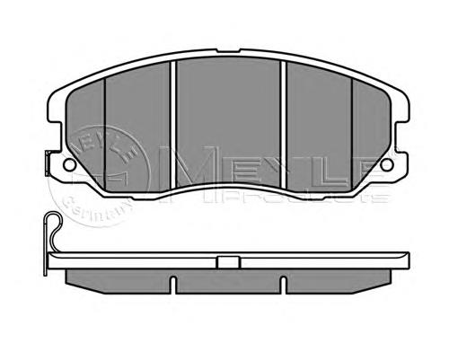 Klocki hamulcowe przednie tarczowe General Motors 96626069 cena, od 25,41 USD