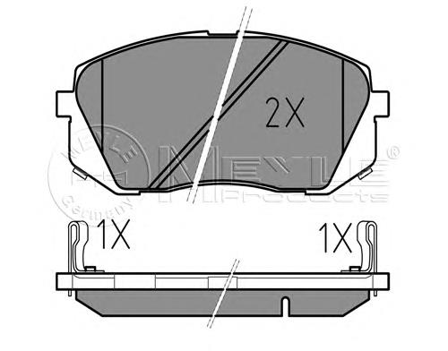 Klocki hamulcowe przednie tarczowe Brembo P30093X cena, od 26,72 USD