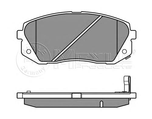 Klocki hamulcowe przednie tarczowe P30093X Brembo