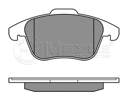 425477 Peugeot/Citroen Klocki hamulcowe przednie tarczowe