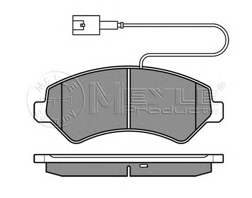 Klocki hamulcowe przednie tarczowe Peugeot/Citroen 425463 cena, od 31,86 USD