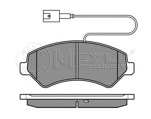 Klocki hamulcowe przednie tarczowe 425463 Peugeot/Citroen