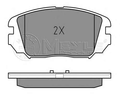 Do koszyka 581013KA20 Hyundai/Kia Klocki hamulcowe przednie tarczowe