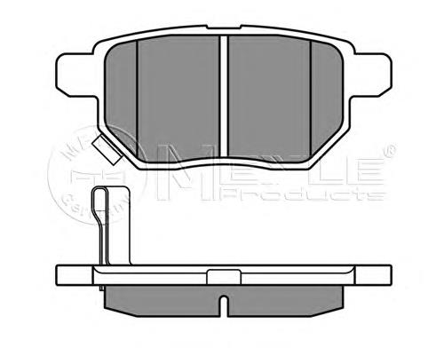 Okładziny (klocki) do hamulców tarczowych tylne Toyota 0446602290 cena, od 30,69 USD