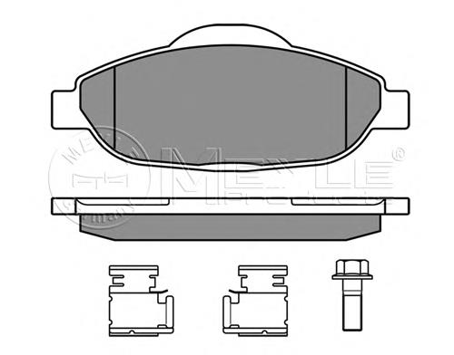 1647862780 Peugeot/Citroen klocki hamulcowe przednie tarczowe