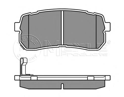 583024DE00 Hyundai/Kia Okładziny (klocki) do hamulców tarczowych tylne