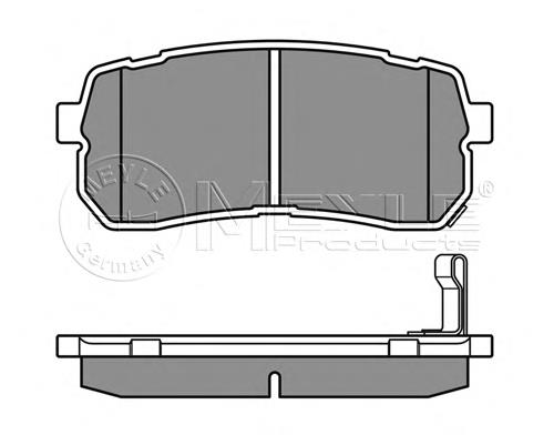 Okładziny (klocki) do hamulców tarczowych tylne Hyundai/Kia 583024DE00 cena, od 46,65 USD