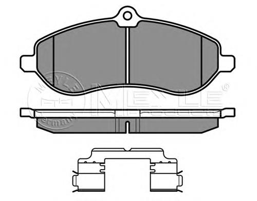 425366 Peugeot/Citroen Klocki hamulcowe przednie tarczowe