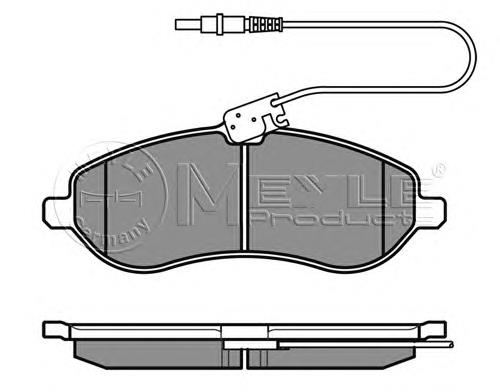 Klocki hamulcowe przednie tarczowe Peugeot/Citroen 425366 cena, od 29,78 USD