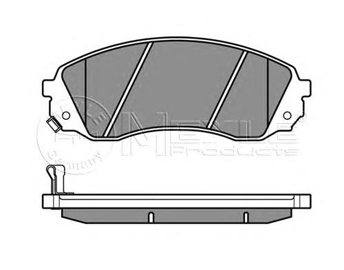 Klocki hamulcowe przednie tarczowe Hyundai/Kia 581014HA01 cena, od 25,60 USD