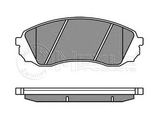 581014HA01 Hyundai/Kia Klocki hamulcowe przednie tarczowe