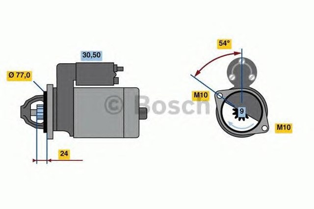 Rozrusznik 0001138017 Bosch