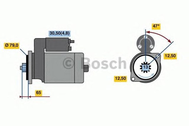 Rozrusznik 0001142005 Bosch