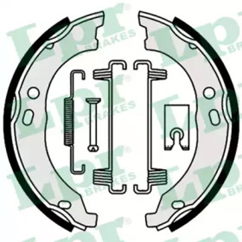 Klocki hamulca ręcznego 01003 LPR