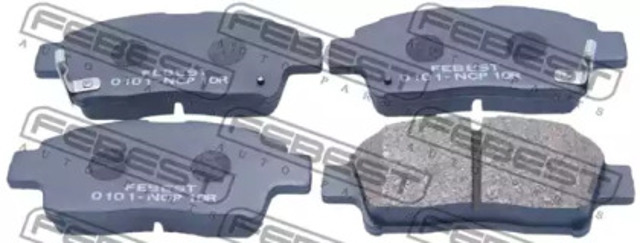 Klocki hamulcowe przednie tarczowe 0101NCP10R FEBEST